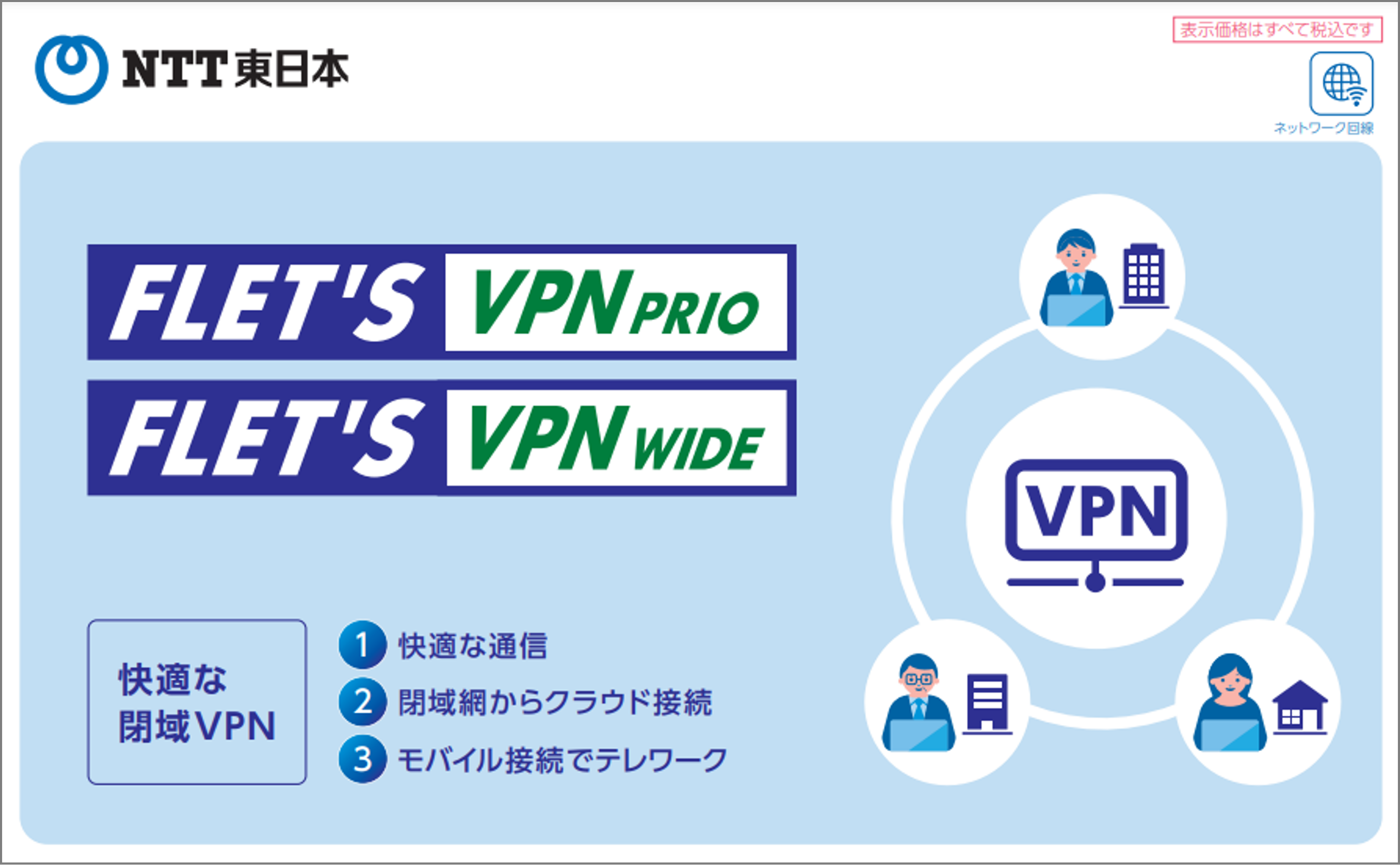 フレッツ・VPN ワイド　パンフレット