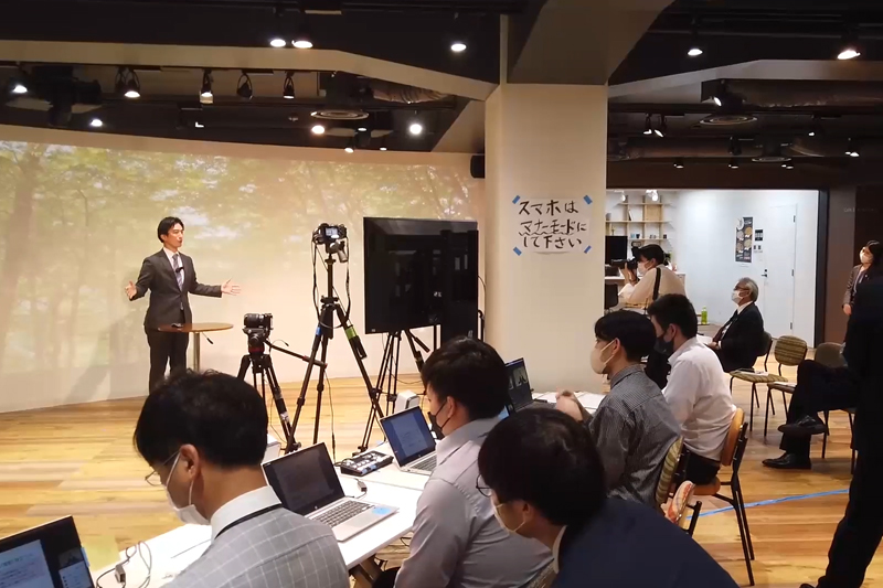 配信本番時の様子