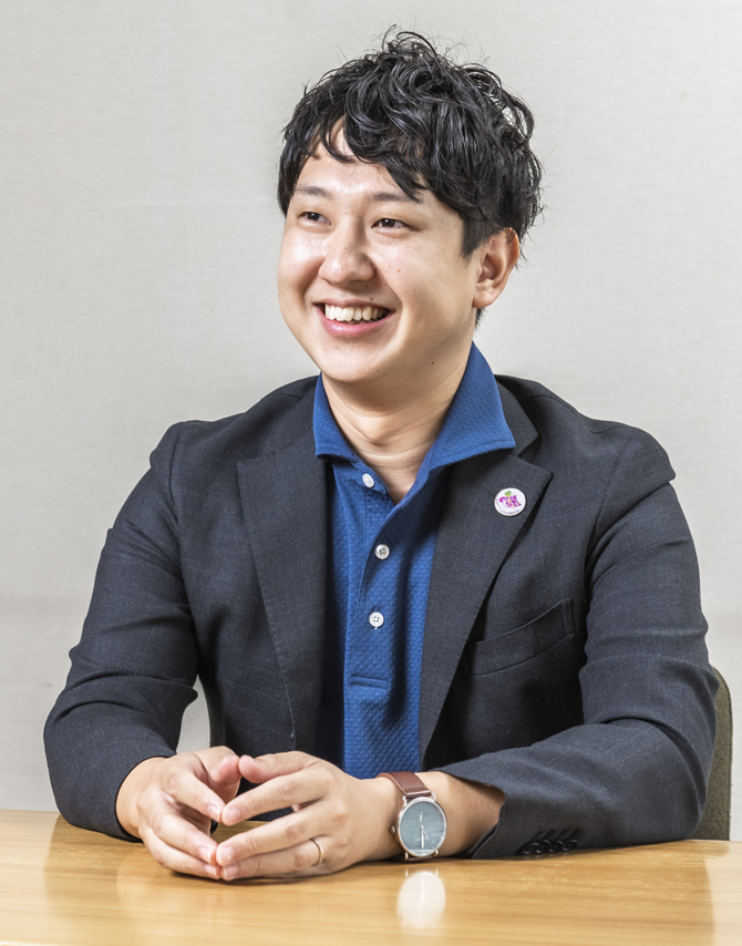 イメージ：恵庭市　総務部財務室税務課　主事　大瀬戸 渉氏