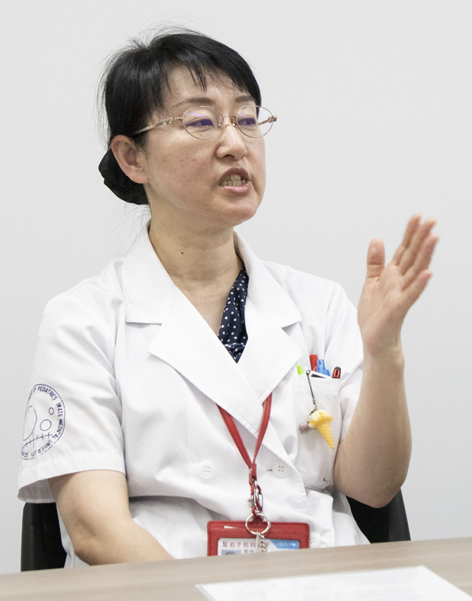 イメージ：岩手医科大学附属病院　小児科 教授　赤坂 真奈美氏