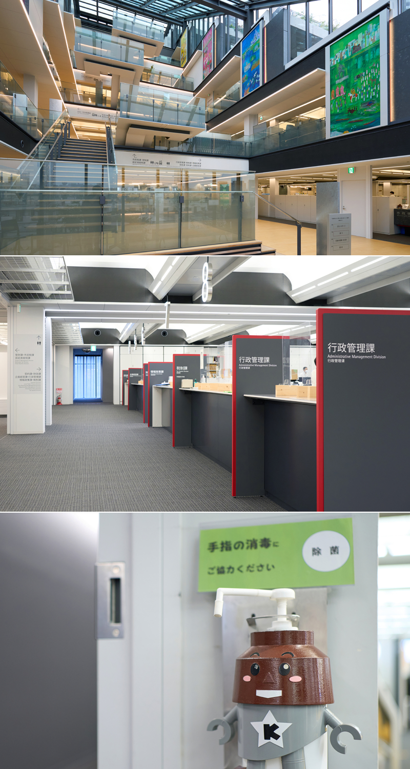 イメージ：内製化で急な業務にもスピーディかつコストを抑えて対応AI-OCRの活用を情報政策課から各担当課へ呼びかけ