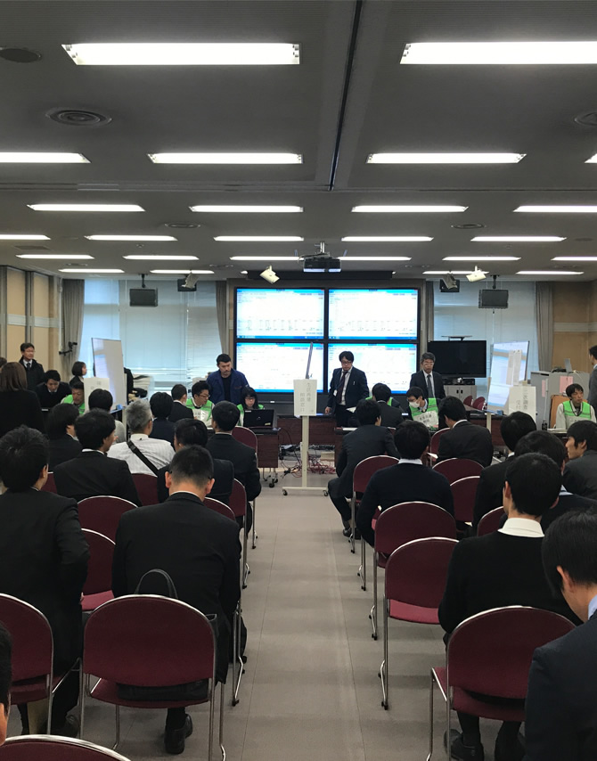 イメージ：「2019年11月　被災者生活再建支援システム研修会場の様子」