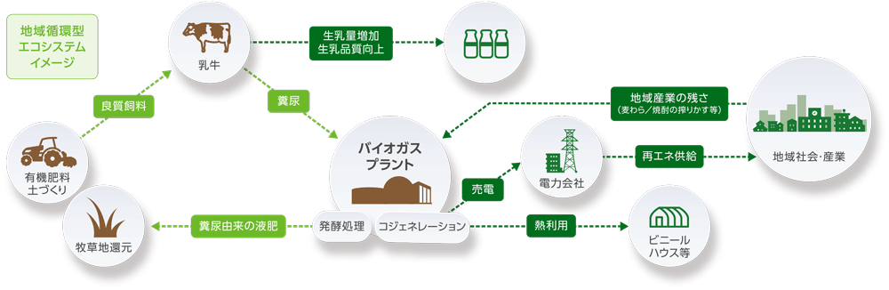 イメージ：地域循環型エコシステムイメージ