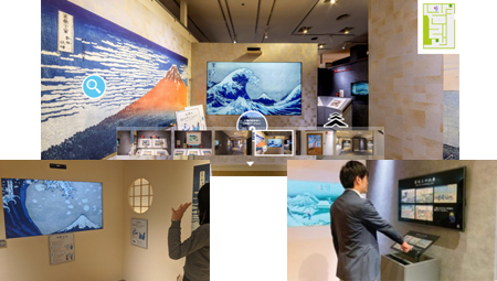 イメージ：非接触で楽しめる仕掛けづくり