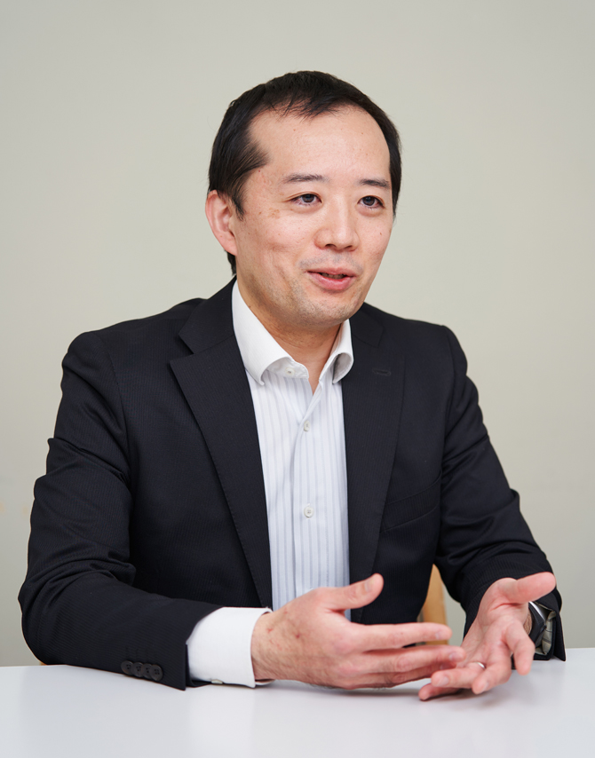 イメージ：東京都立大学管理部 5G・南大沢まちづくり担当課長 芳賀 敦氏