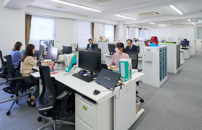 Managed SD-WANやギガらくWi-Fiの導入で、快適な業務環境が整った新社屋のオフィス