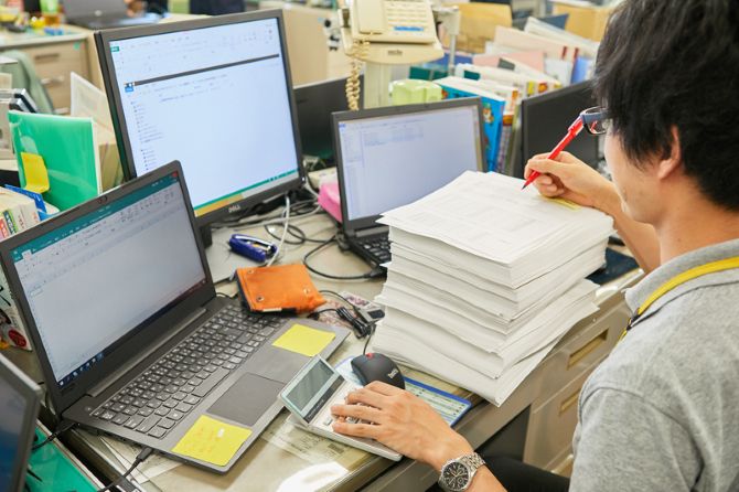 これまでは手入力で行っていたが、AI-OCRの活用で業務時間が軽減されたという