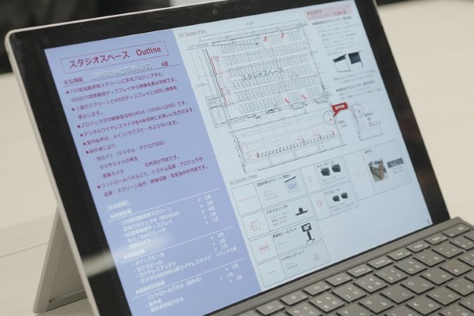 教場や図書館など多様な用途に対応できるよう汎用性の高い設計にした「スタジオスペース」
