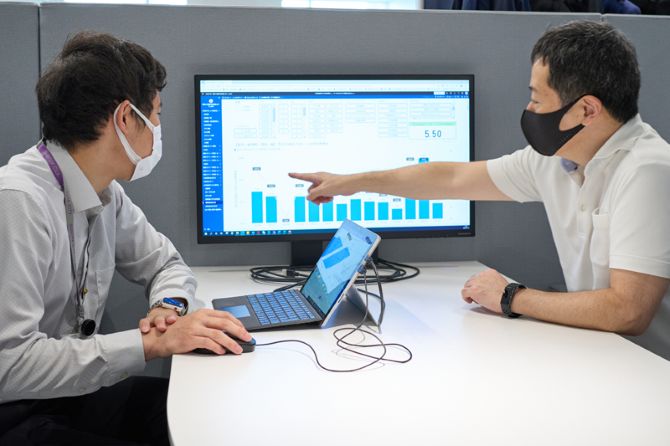 一人一人のシステム利用状況が見える運用ツール。デジタル教科書導入後は使用時間や進度もわかる