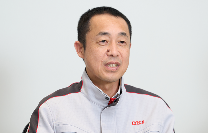 沖電気工業株式会社 ＥＭＳ事業部 事業推進部 業務改革チーム 前原氏