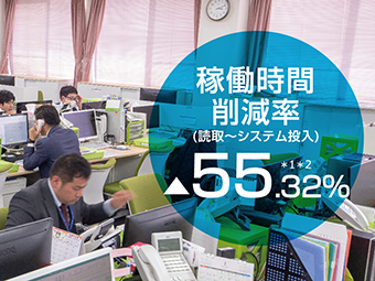 イメージ：賃貸管理書類の転記・投入業務の効率化