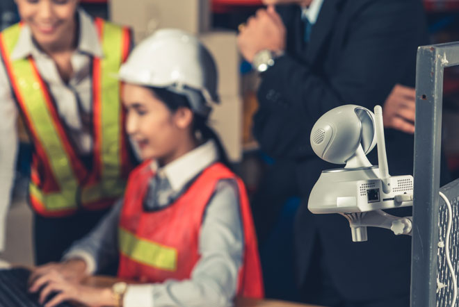 イメージ：広がるネットワークカメラの活用シーン