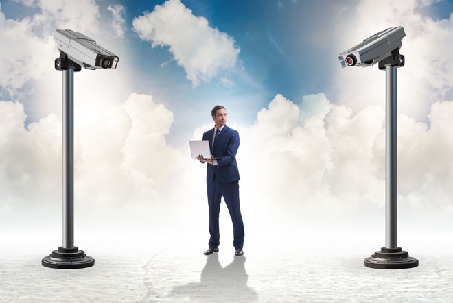 イメージ:ネットワークカメラを正しく使うには、万全のセキュリティ対策が重要