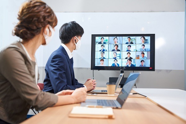 イメージ：36協定の労働者代表の選出はリモートでも可能