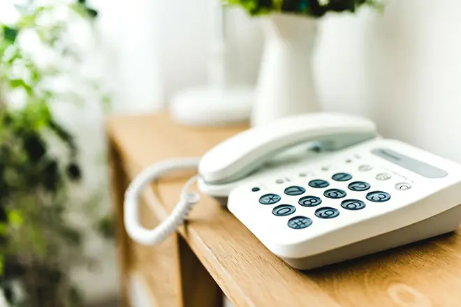 イメージ:電話回線はIP網への移行をしている