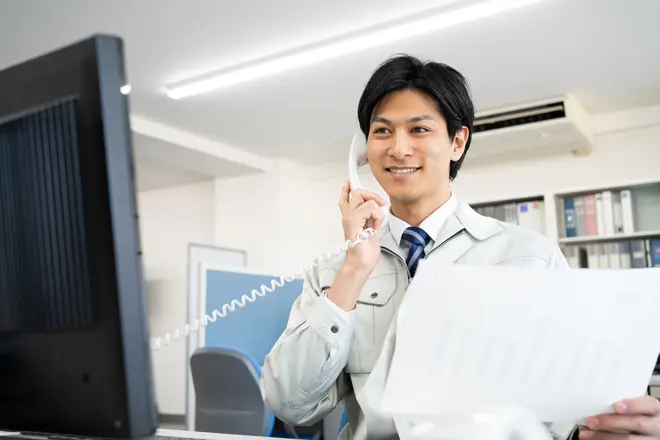 イメージ：法人の引っ越し時には固定電話の移転手続きが必要