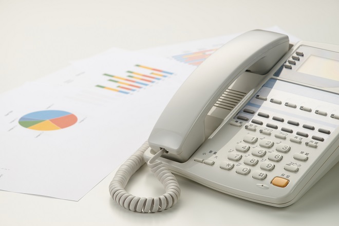 イメージ：法人向け固定電話導入への4ステップ