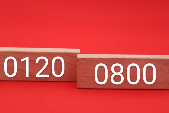 イメージ：【図解】0800から始まる番号はフリーダイヤル！0120との違いや料金