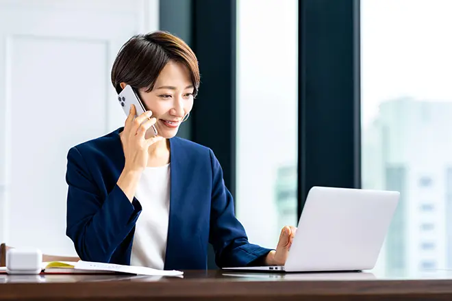 イメージ：クラウド電話の音声品質が悪いときの対処法