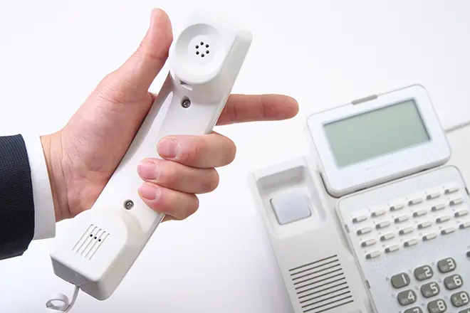 イメージ：会社にかかってくる非通知設定の電話への対策となる電話サービス