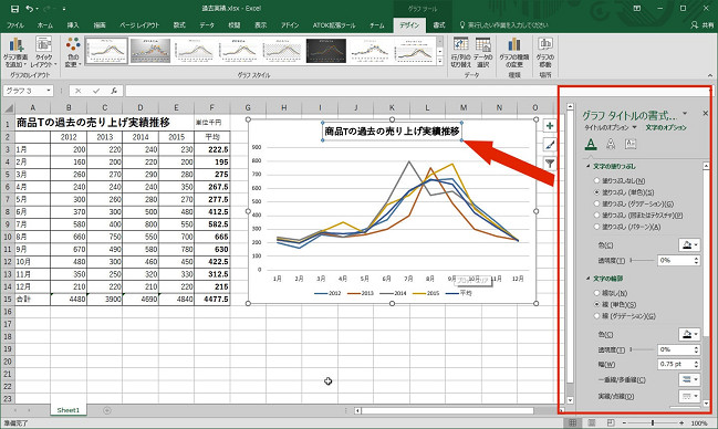 エクセルで売り上げ予測を立てて目標を設定する-4