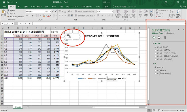 エクセルで売り上げ予測を立てて目標を設定する-6