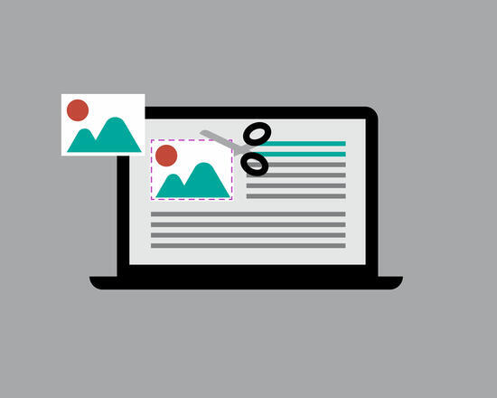 イメージ：パソコン画面のスクリーンショットを撮る