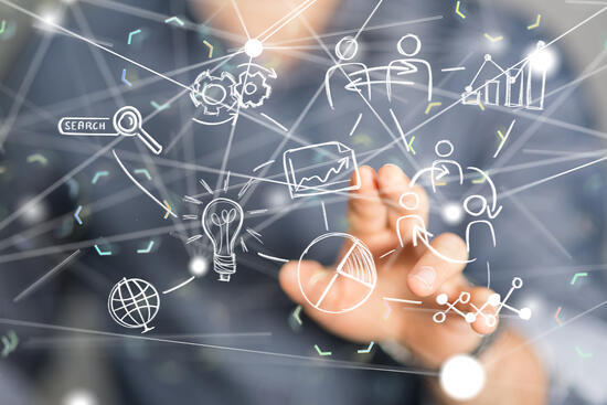 イメージ：研修動画の制作方法