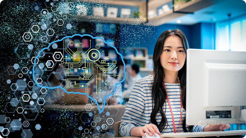 イメージ：AI（人工知能）とは？歴史や仕組みを解説