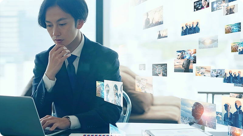 イメージ：AI技術を業務に導入するメリット