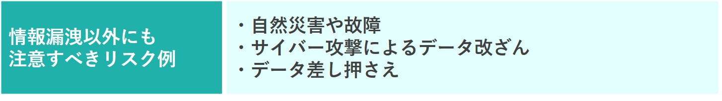 イメージ：クラウドストレージのセキュリティリスク一覧｜実例と効果的な対策法04