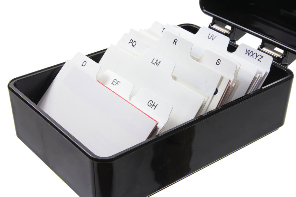 イメージ：ボックスの名刺ケース