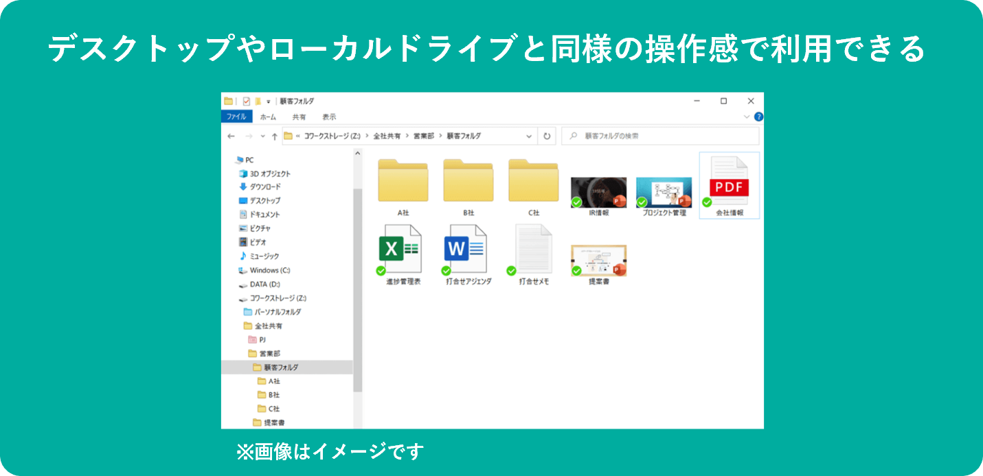 イメージ：リーズナブルで導入しやすい