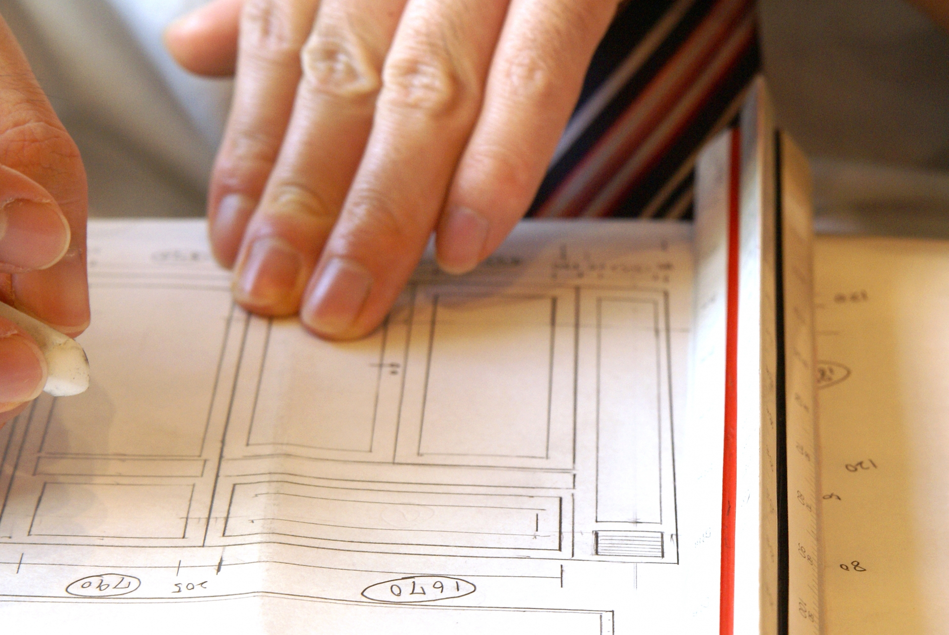 イメージ：基本となる手書きの平面図の書き方