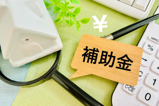 イメージ：eラーニングで申請できる助成金・補助金は主に3つ