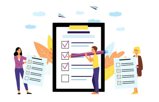 イメージ：研修アンケートの重要性と目的