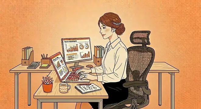 イメージ：生成AIを使い、内容をテキストで指示して生成させたイラストの例