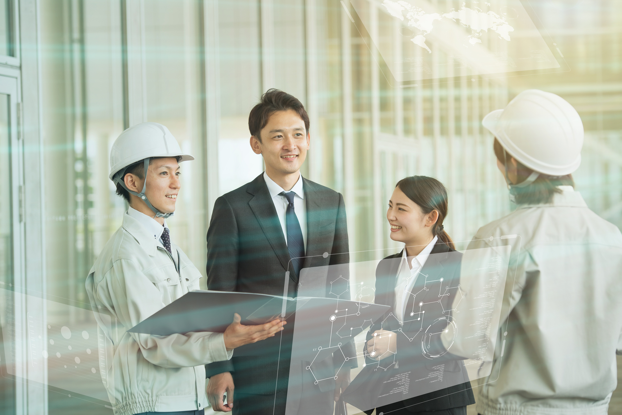 イメージ:建設DX導入の流れ5ステップ