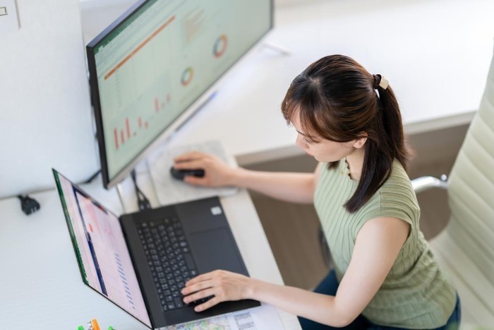 イメージ：エクセルでの顧客管理はテンプレートの活用がおすすめ