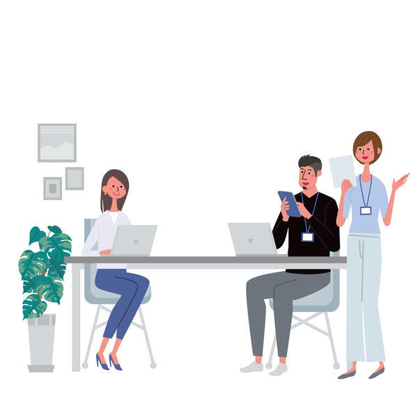 イメージ：書類を電子化するメリット