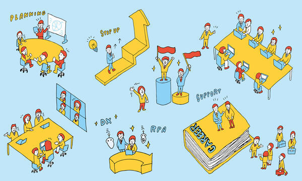 イメージ：電子化を行う方法や便利なサービス