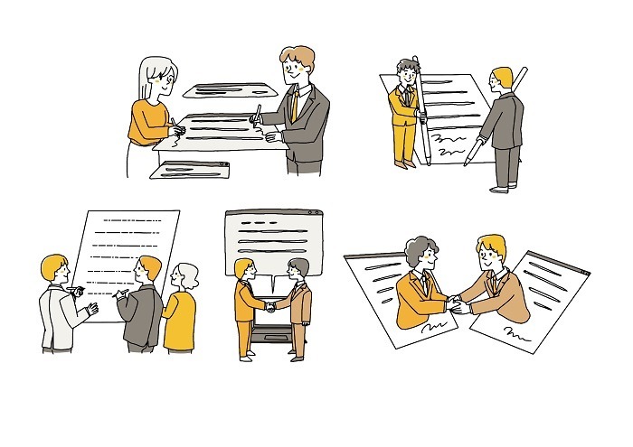 イメージ：電子請求書に付与した電子印鑑に法的効力を持たせることもできる