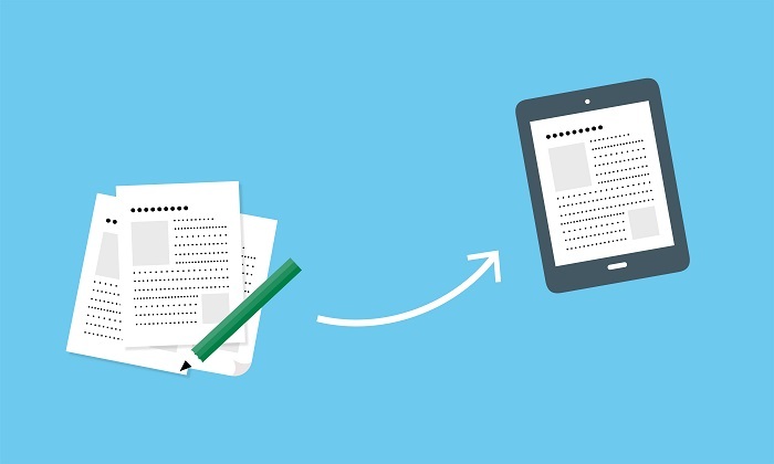 イメージ：電子請求書は法改正により電子保存が義務化されている