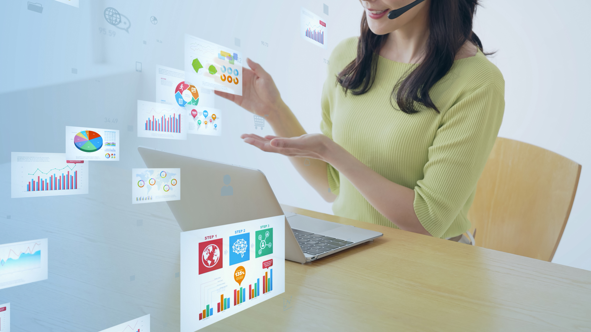 イメージ：ペーパーレス化のメリット5つ