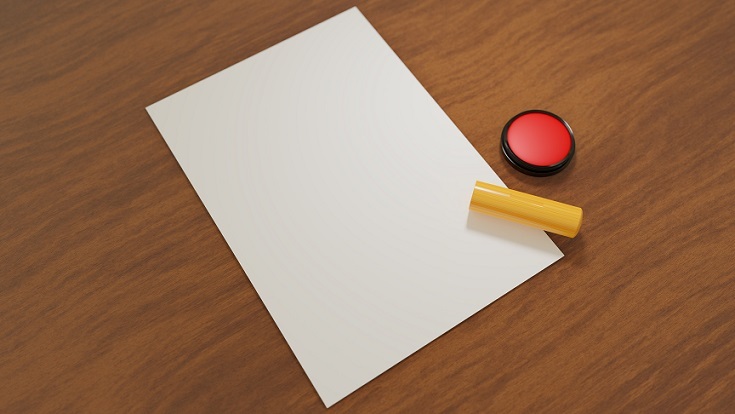 イメージ：割り印の押し方とは？