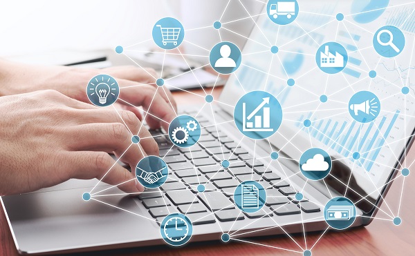 イメージ：ERPとは【企業情報の一元管理システム】