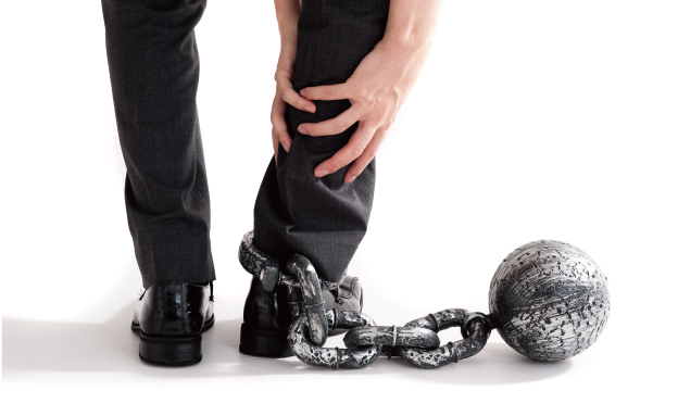 イメージ:一部企業への負担はかなり大きい