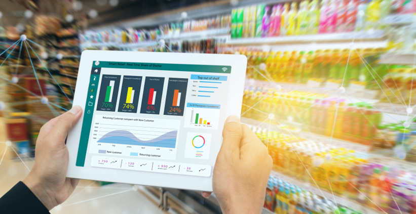 イメージ：スーパーには有効活用できるデータが多い