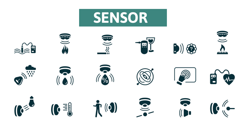 イメージ：IoT機器の中のセンサー