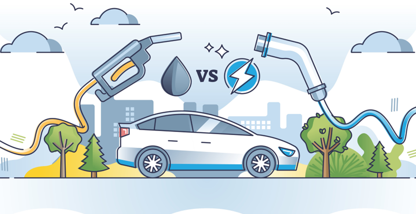 イメージ：2035年にはガソリン車が販売されなくなる？